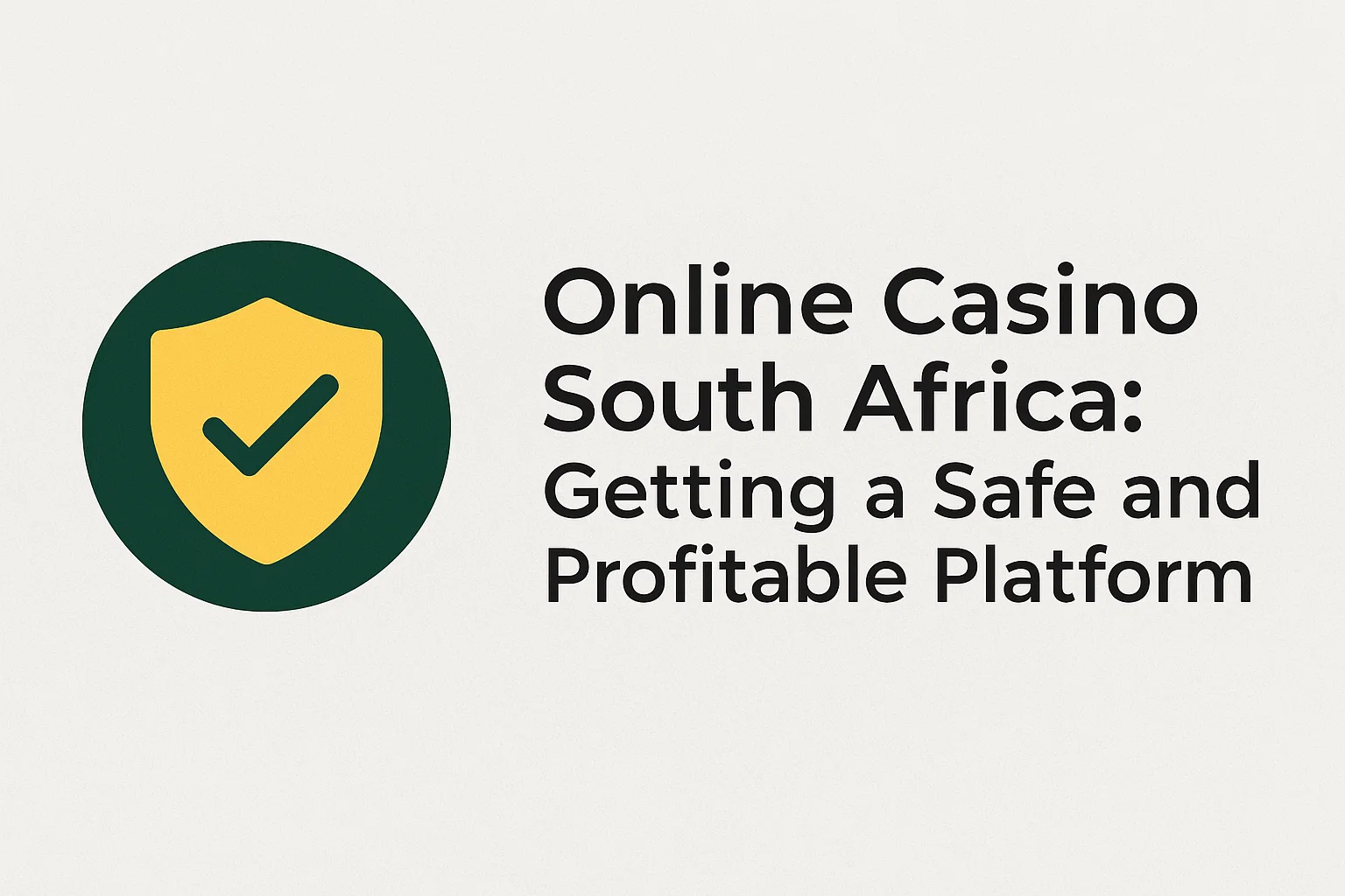 Online Casino South Africa: Getting a Safe and Profitable Platform