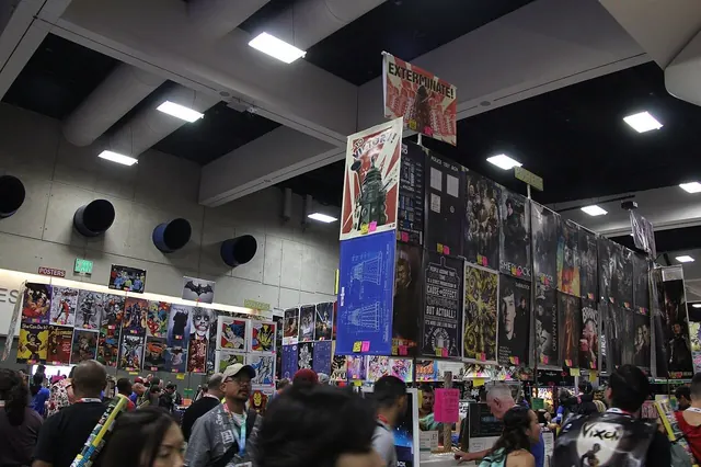 Painted robot artwork beside a collectible figure